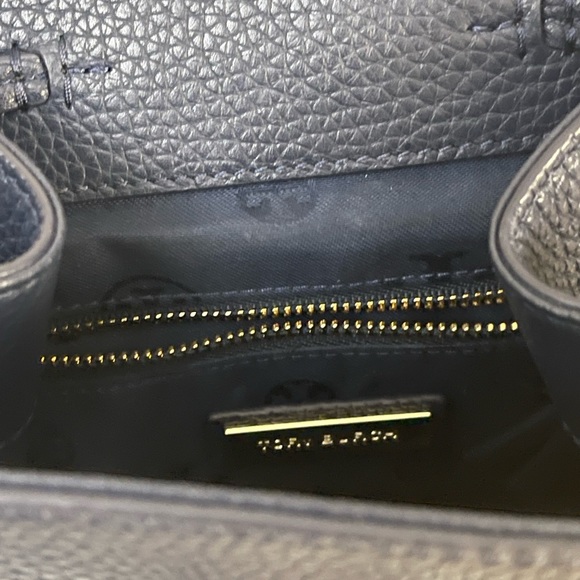 Tory Burch navy blue backpack! - Picture 4 of 4